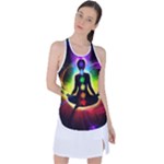 Chakra Design Racer Back Mesh Tank Top