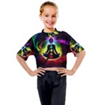 Chakra Design Kids Mock Neck Tee