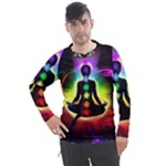 Chakra Design Men s Pique Long Sleeve Tee