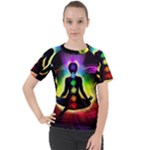 Chakra Design Women s Sport Raglan Tee