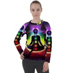 Chakra Design Women s Long Sleeve Raglan Tee