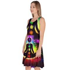 Knee Length Skater Dress With Pockets 
