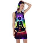 Chakra Design Racer Back Hoodie Dress