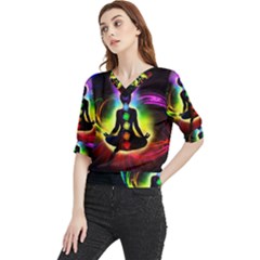 Quarter Sleeve Blouse 