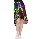 Chakra Design Frill Hi Low Chiffon Skirt