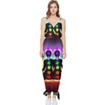 Chakra Design Sleeveless Tie Ankle Jumpsuit