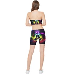 Stretch Shorts and Tube Top Set 