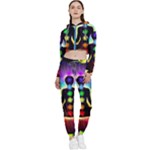 Chakra Design Cropped Zip Up Lounge Set