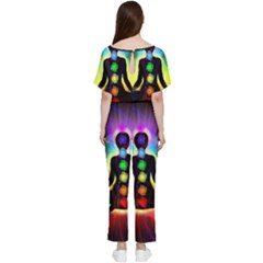 Batwing Lightweight Chiffon Jumpsuit 