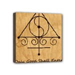 Only Good Shall Enter This House Mini Canvas 4  x 4  (Stretched)