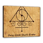 Only Good Shall Enter This House Canvas 20  x 16  (Stretched)