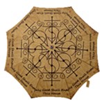 Only Good Shall Enter This House Hook Handle Umbrellas (Small)