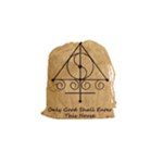 Only Good Shall Enter This House Drawstring Pouch (Small)
