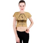 Only Good Shall Enter This House Crew Neck Crop Top