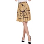 Only Good Shall Enter This House A-Line Skirt
