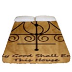 Only Good Shall Enter This House Fitted Sheet (Queen Size)