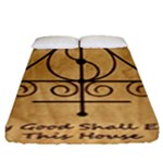 Only Good Shall Enter This House Fitted Sheet (King Size)