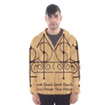 Only Good Shall Enter This House Men s Hooded Windbreaker