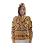 Only Good Shall Enter This House Women s Hooded Windbreaker