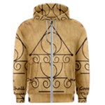 Only Good Shall Enter This House Men s Zipper Hoodie