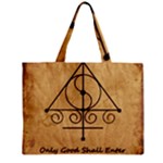 Only Good Shall Enter This House Zipper Mini Tote Bag