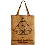 Only Good Shall Enter This House Zipper Classic Tote Bag
