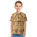 Only Good Shall Enter This House Kids  Sport Mesh Tee