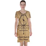 Only Good Shall Enter This House Short Sleeve Nightdress