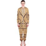 Only Good Shall Enter This House Hooded Jumpsuit (Ladies) 