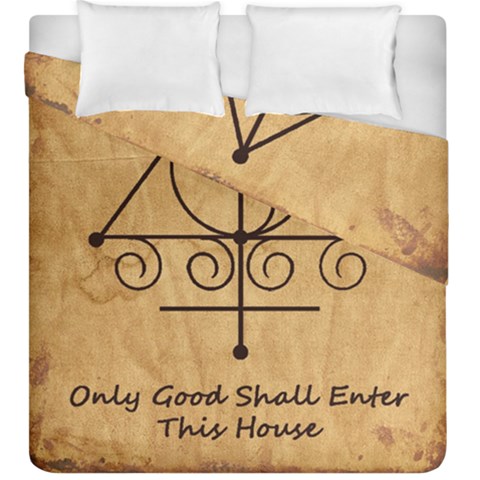 Only Good Shall Enter This House Duvet Cover Double Side (King Size) from ArtsNow.com