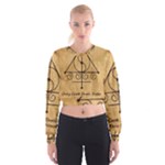 Only Good Shall Enter This House Cropped Sweatshirt