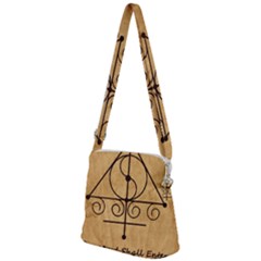 Zipper Messenger Bag 
