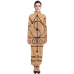 Only Good Shall Enter This House Turtleneck Maxi Dress