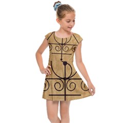 Kids  Cap Sleeve Dress 