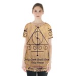 Only Good Shall Enter This House Skirt Hem Sports Top