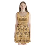 Only Good Shall Enter This House Split Back Mini Dress 
