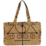 Only Good Shall Enter This House Canvas Work Bag