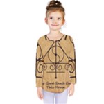 Only Good Shall Enter This House Kids  Long Sleeve Tee