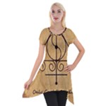 Only Good Shall Enter This House Short Sleeve Side Drop Tunic