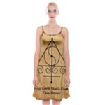 Only Good Shall Enter This House Spaghetti Strap Velvet Dress