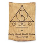 Only Good Shall Enter This House Large Tapestry