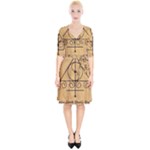Only Good Shall Enter This House Wrap Up Cocktail Dress