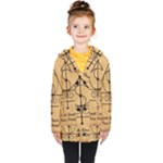 Only Good Shall Enter This House Kids  Double Breasted Button Coat