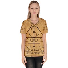 Women s V-Neck Scrub Top 