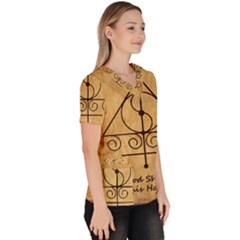 Women s V-Neck Scrub Top 