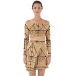 Only Good Shall Enter This House Off Shoulder Top with Skirt Set