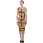 Only Good Shall Enter This House Sleeveless Pencil Dress