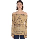 Only Good Shall Enter This House Off Shoulder Long Sleeve Top