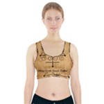 Only Good Shall Enter This House Sports Bra With Pocket