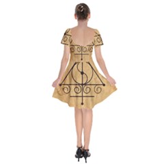 Short Sleeve Bardot Dress 